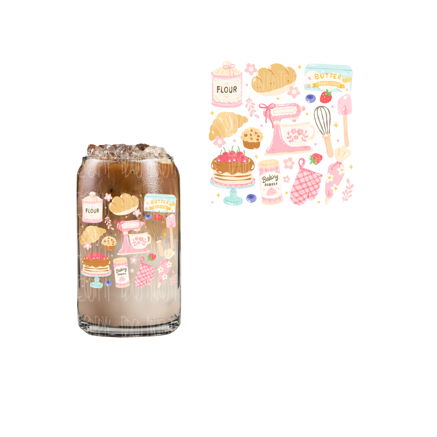 Ready To Bake (DOUBLE SIDED) UVDTF decal