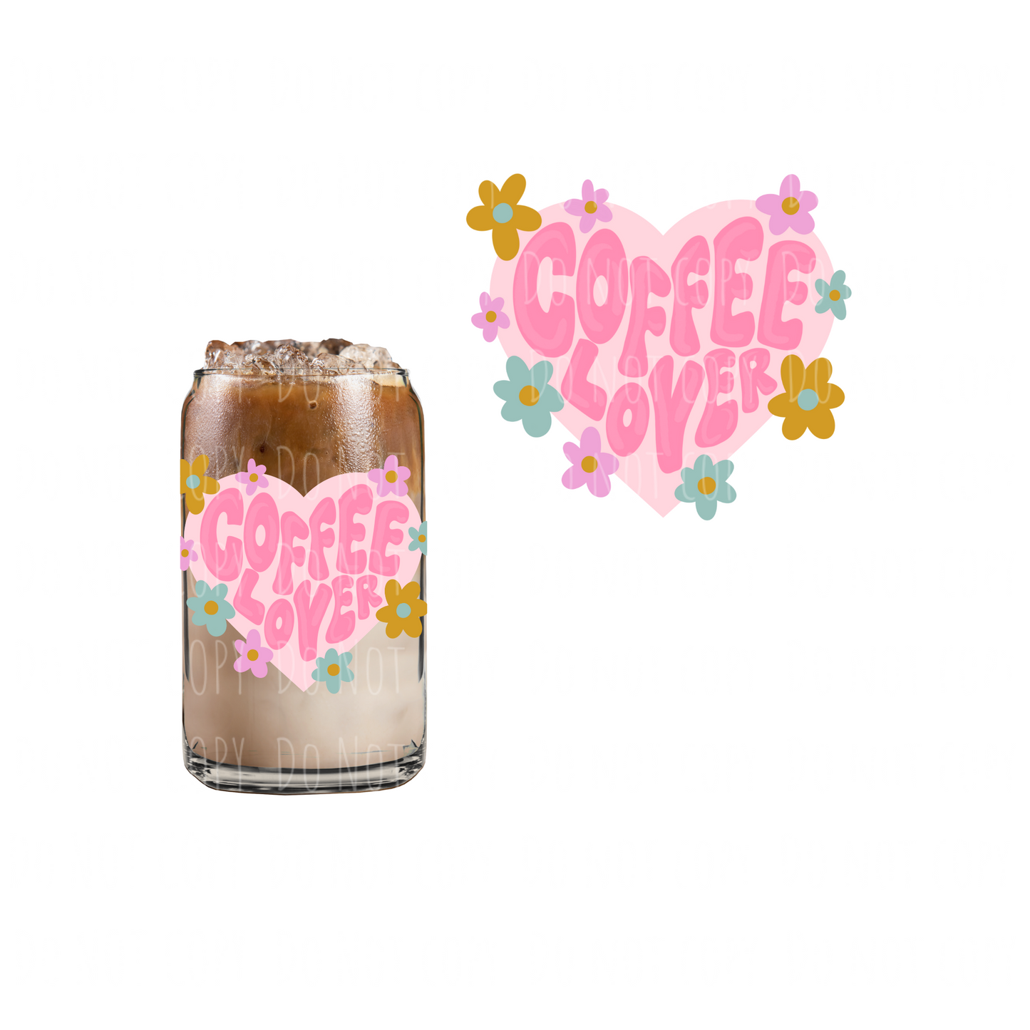 Coffee Lover (DOUBLE SIDED) UVDTF decal