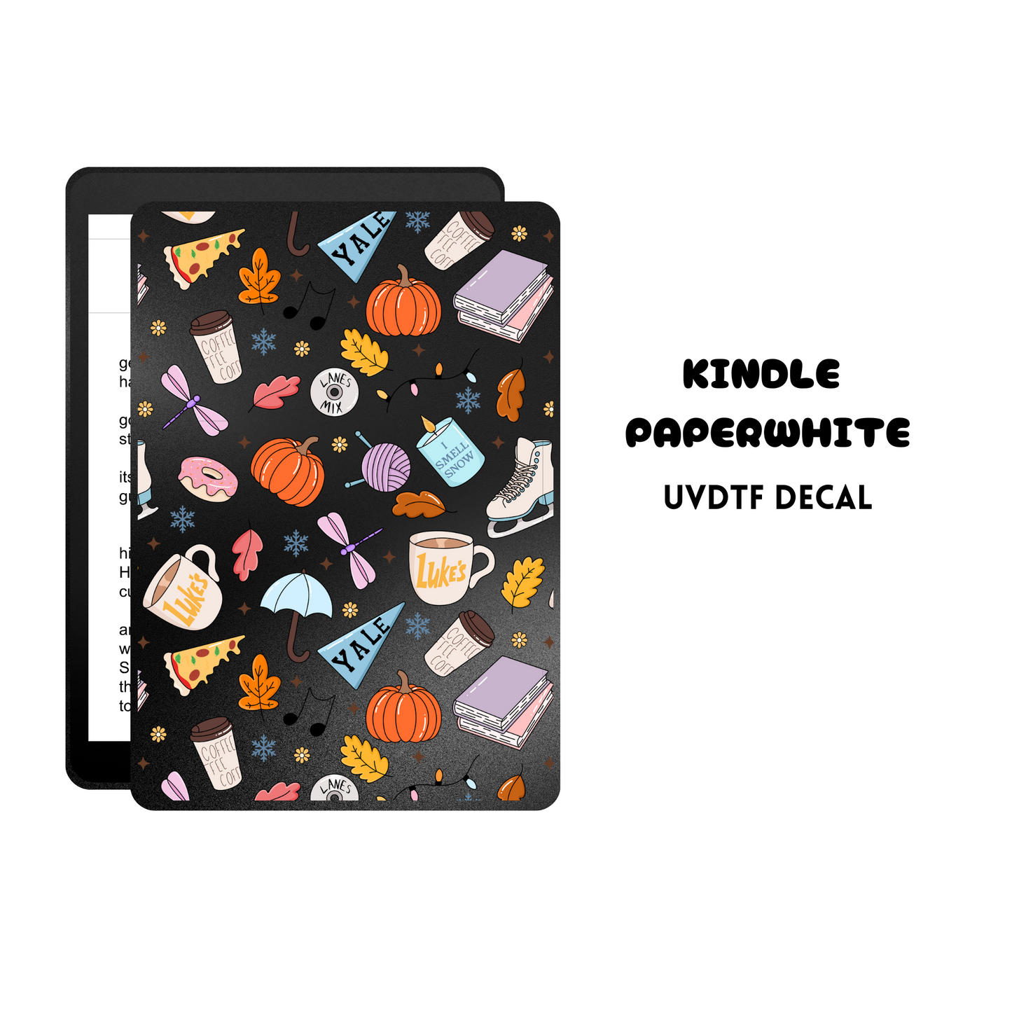 Gilmore Girls Inspired (DOUBLE SIDED) Kindle UVDTF sticker