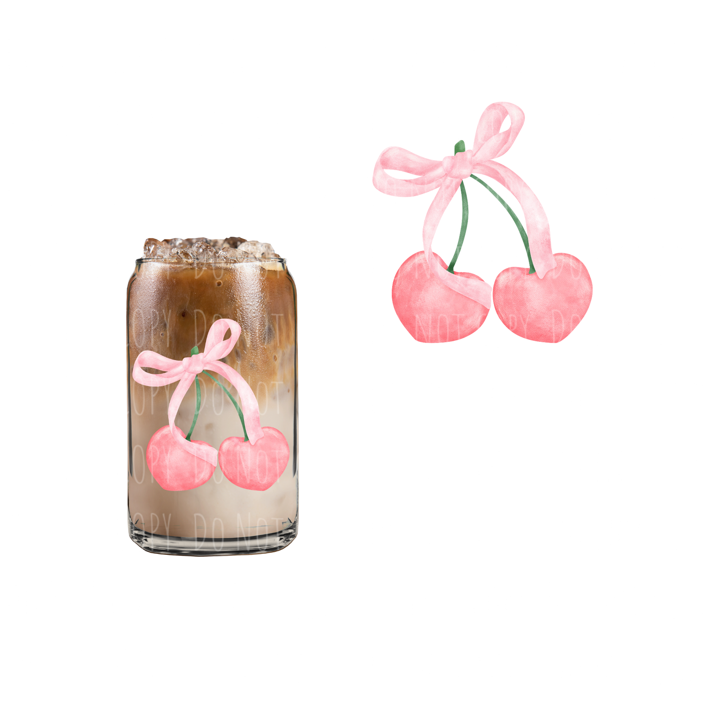 Cherries (DOUBLE SIDED) UVDTF decal