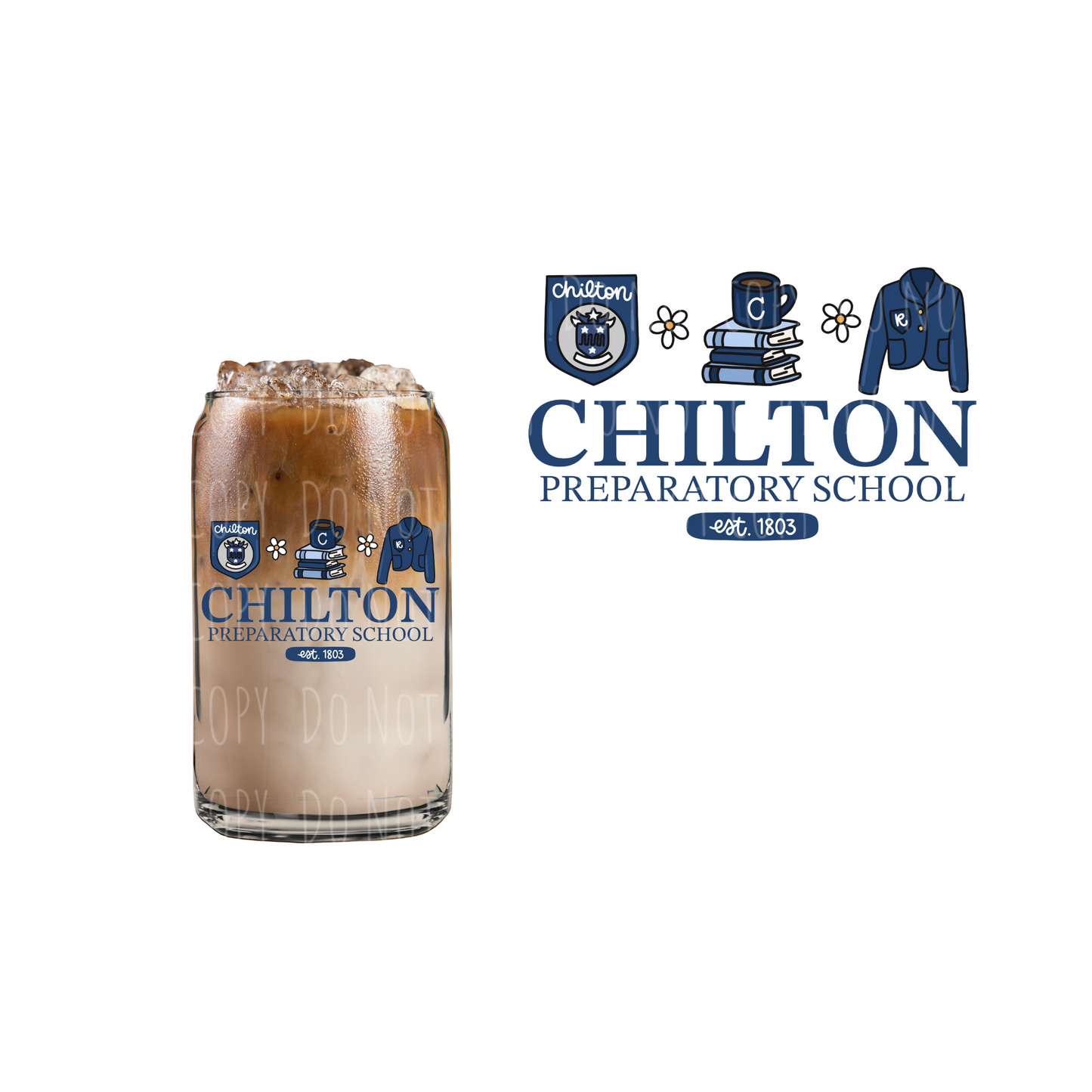Chilton Prep School (DOUBLE SIDED) UVDTF decal