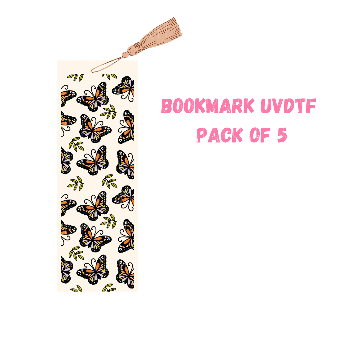 Butterflies (DOUBLE SIDED) UVDTF (pack of 5)