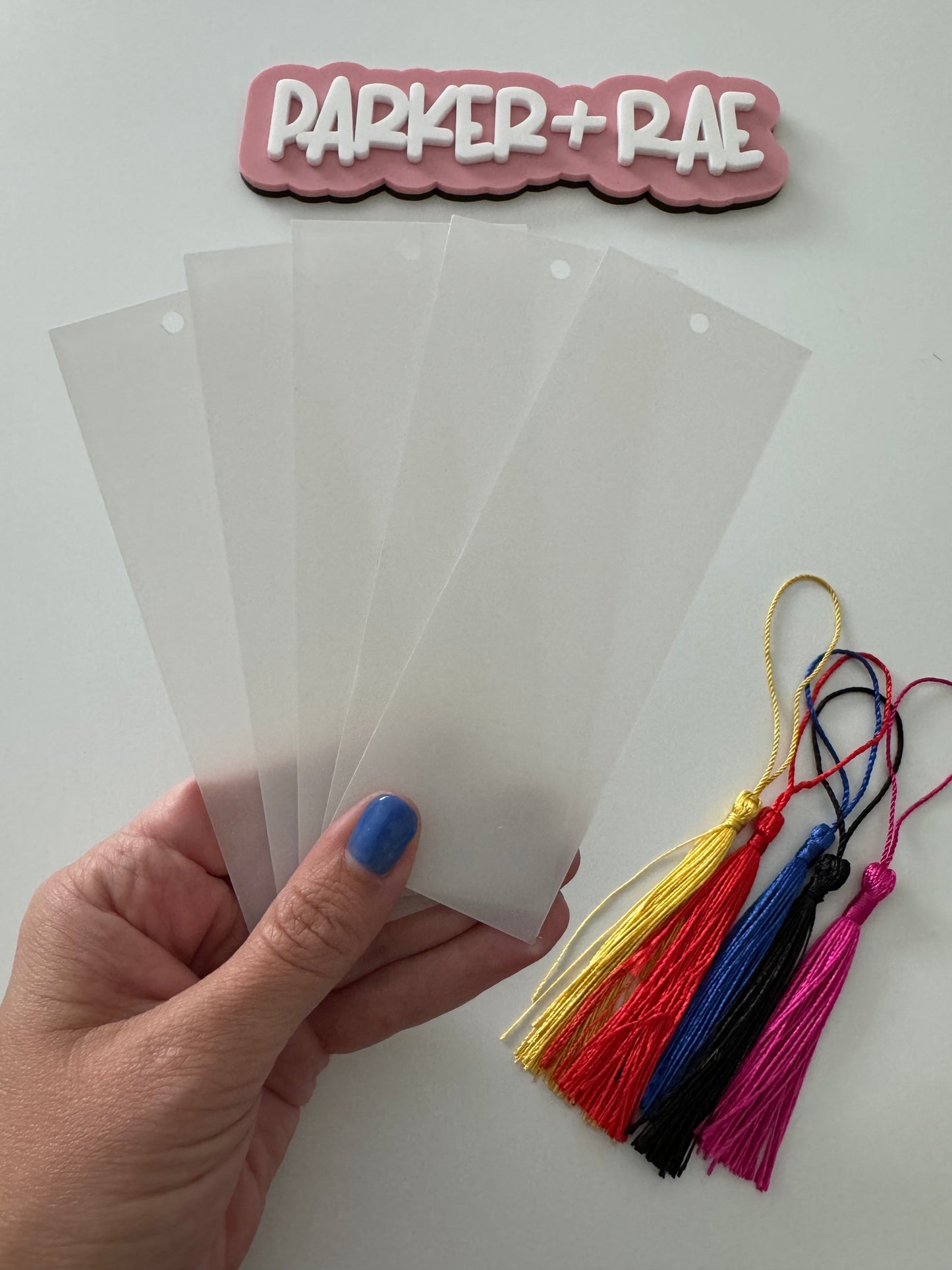 Pack of 5 Acrylic Bookmarks