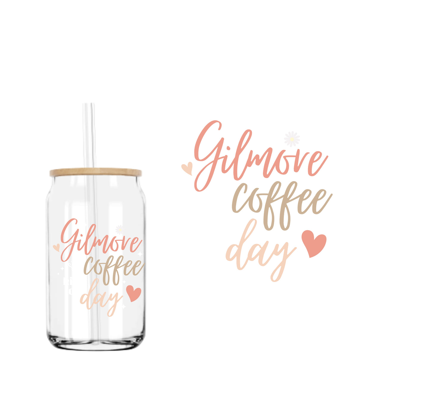 Gilmore Coffee Day (DOUBLE SIDED) UVDTF decal