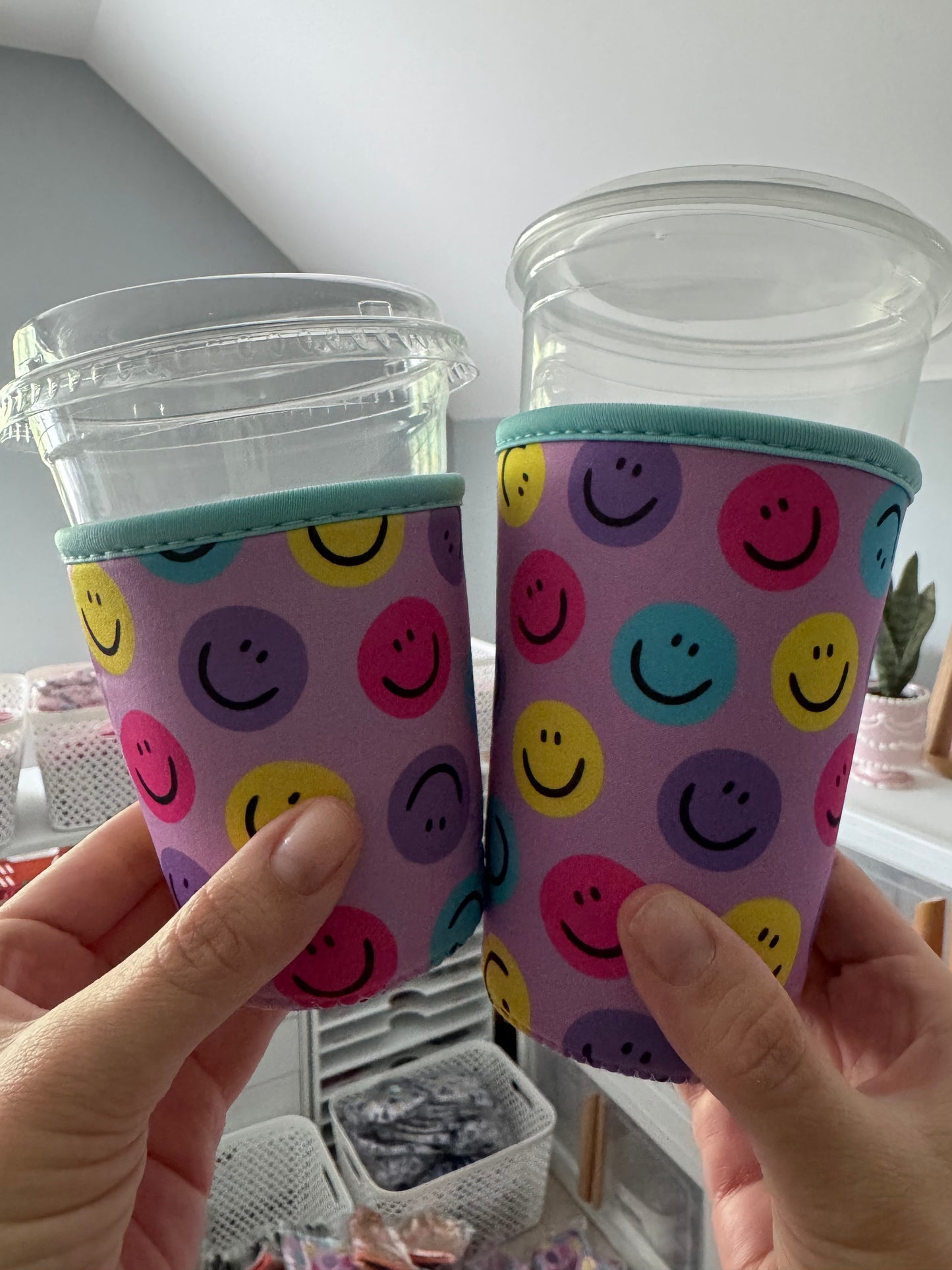 Happy Faces Coffee Coozies