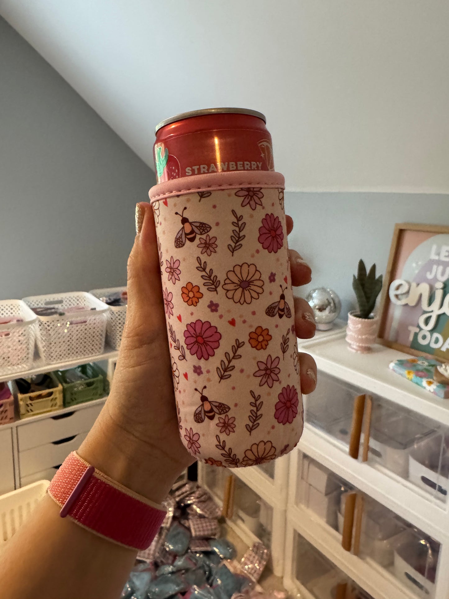 Bee's + Florals Tall Can Sleeves