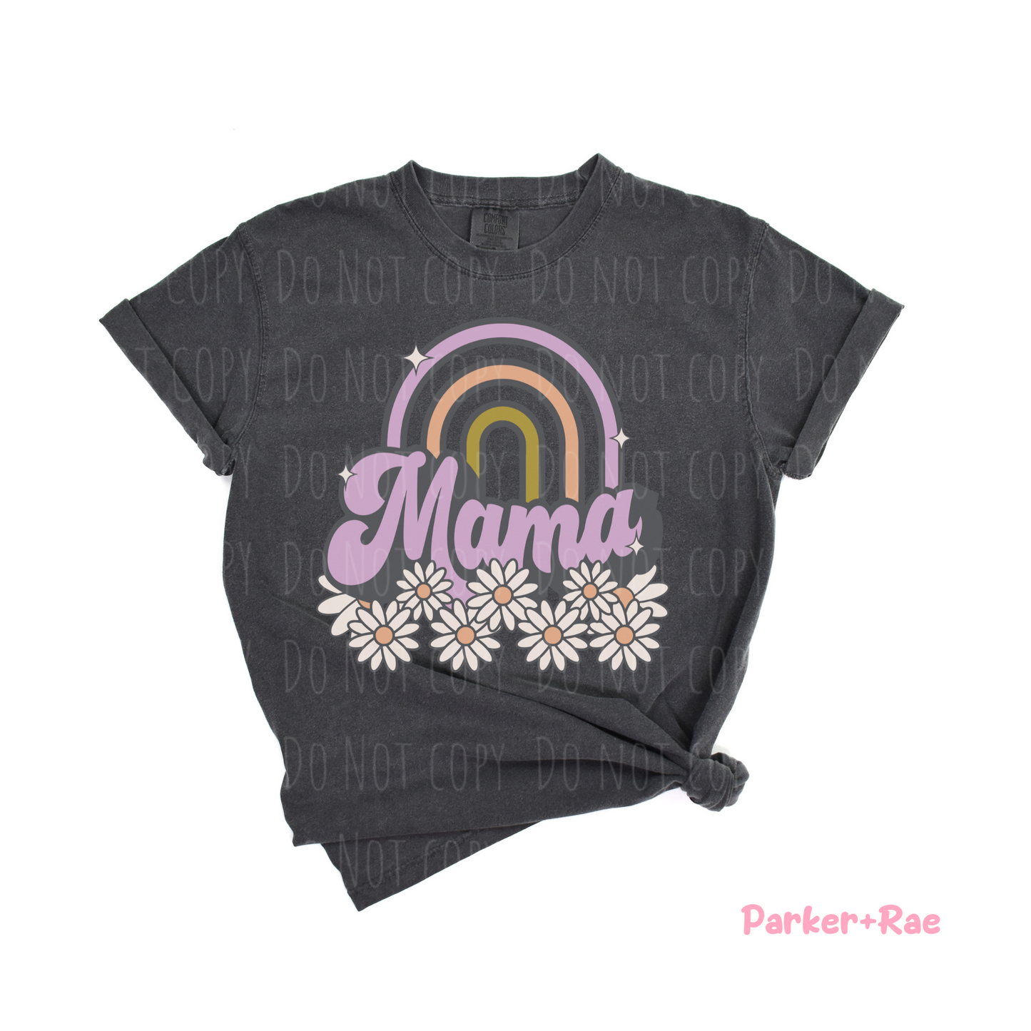 Mama Daisy Rainbow DTF