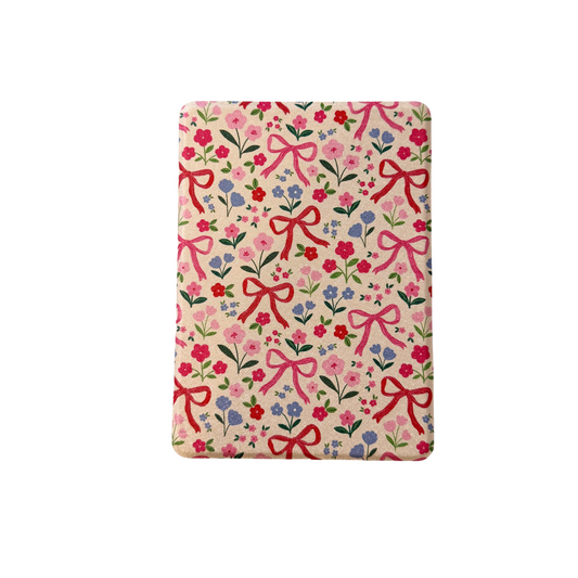 Bows + Flowers/ Wholesale Clear Back  Kindle Cases- PACK of 3