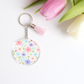Happy Flowers Keychain Decals (PACK OF 5)