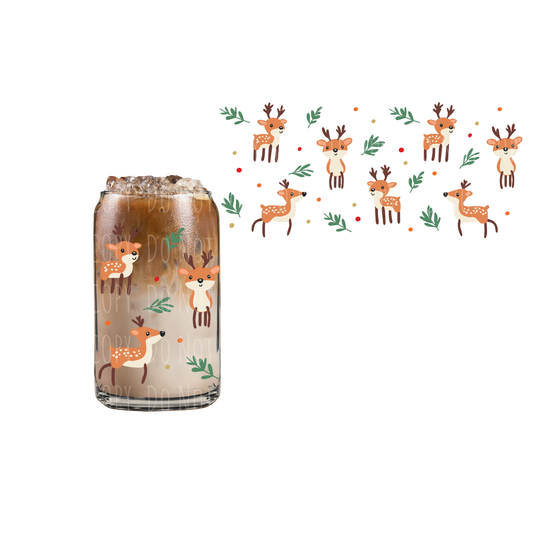 Oh Dear (DOUBLE SIDED) UVDTF 16oz cup wrap