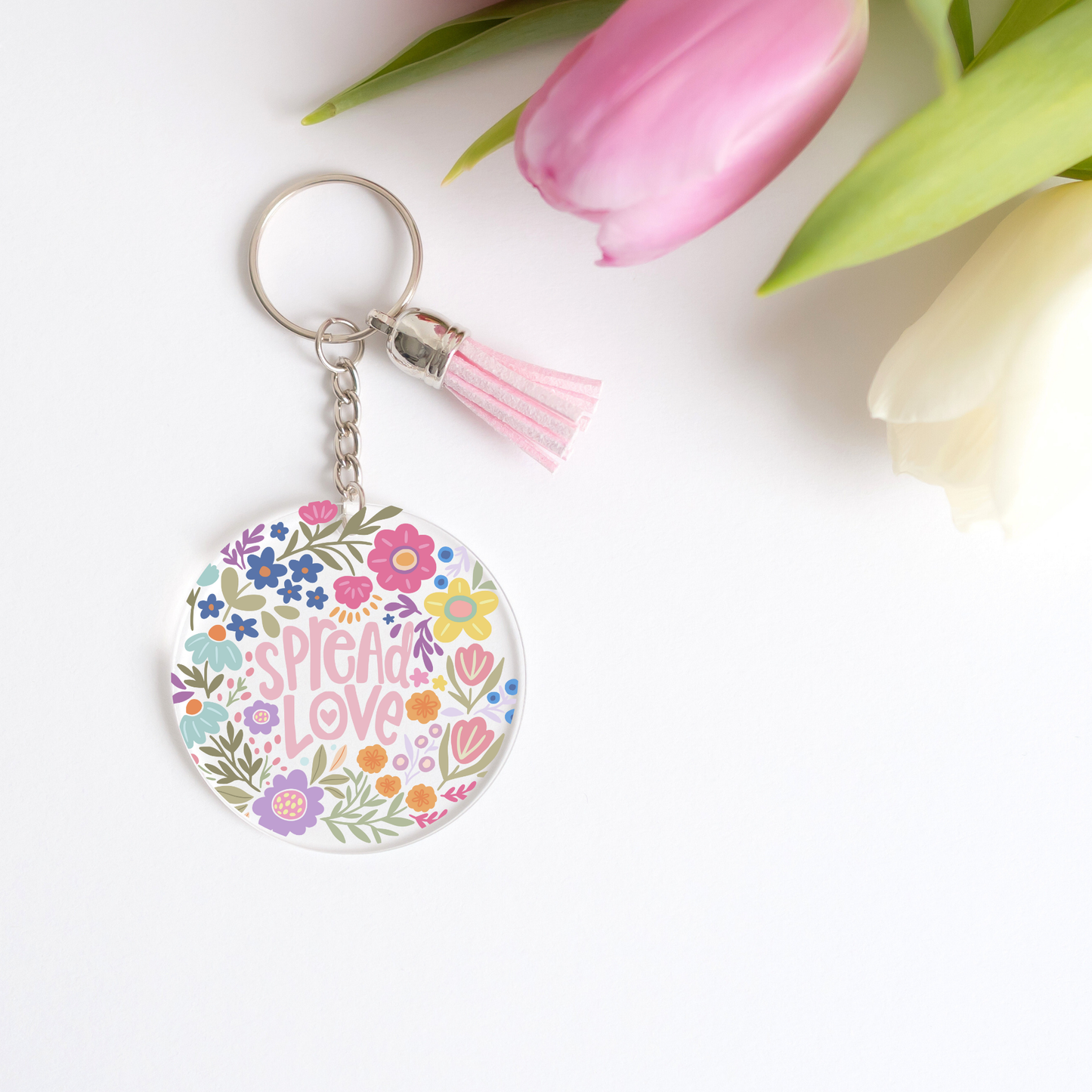 Spread Love Keychain Decals (PACK OF 5)