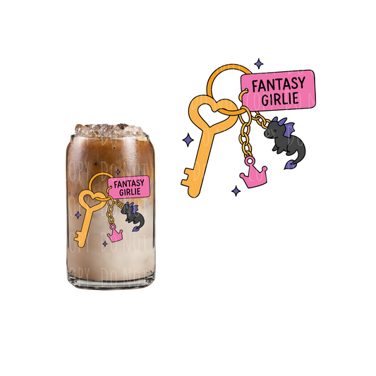 Fantasy Girlie (DOUBLE SIDED) UVDTF decal