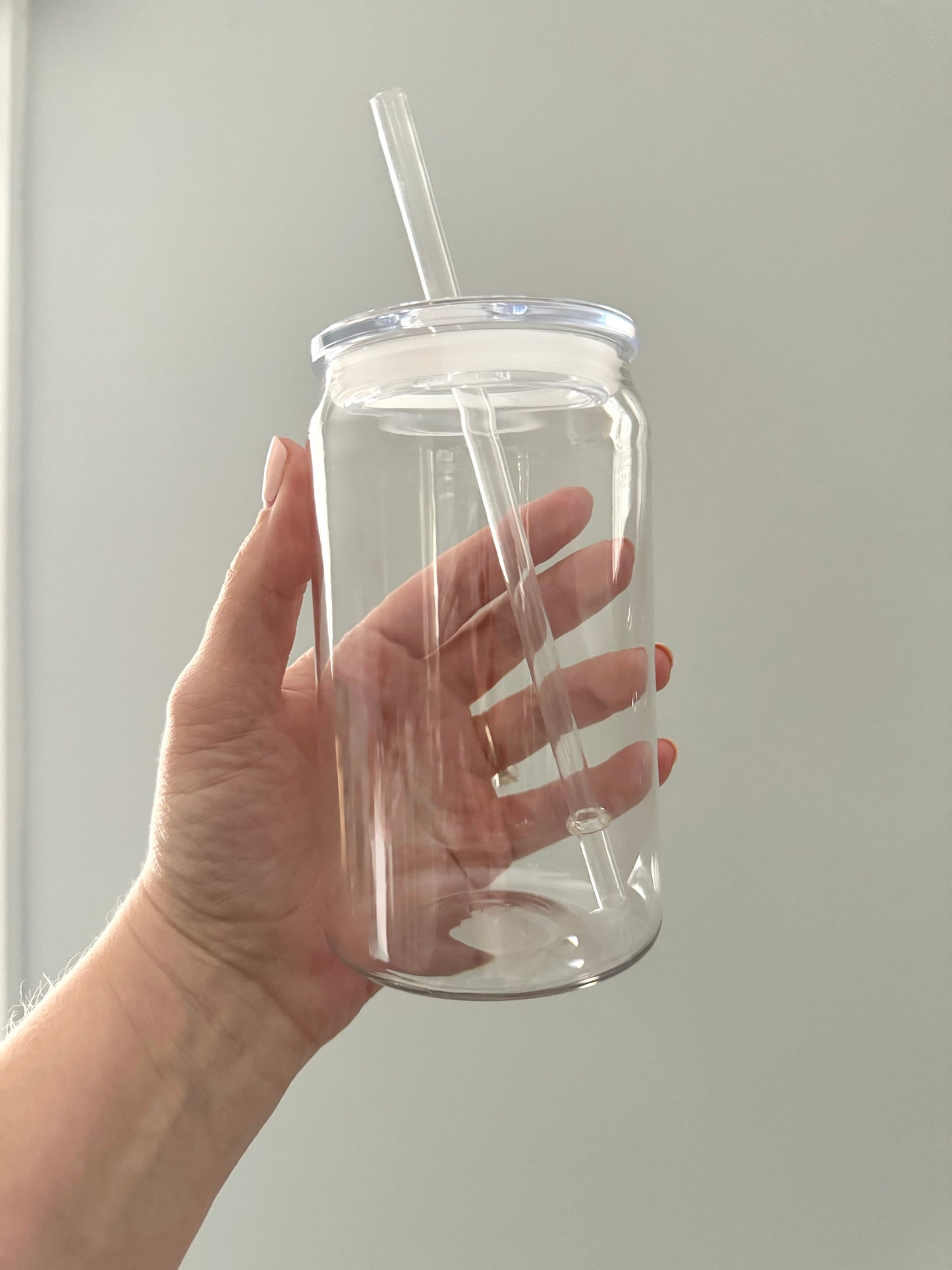 Kid Friendly Acrylic 16oz Cup with Plastic Lid and Straw