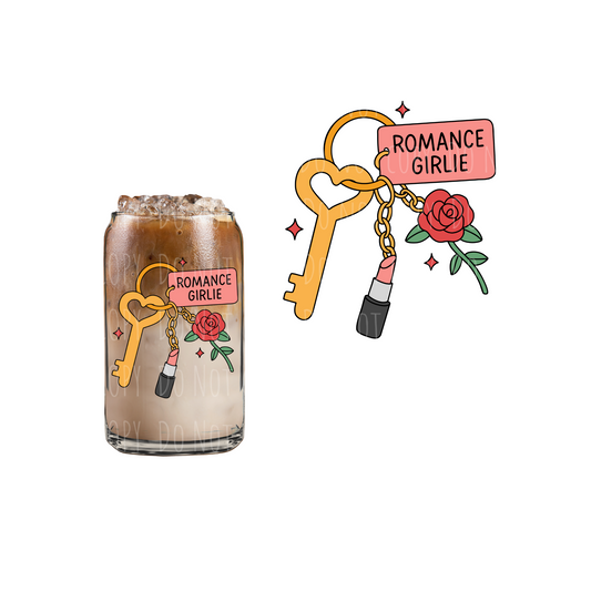 Romance Girlie (DOUBLE SIDED) UVDTF decal
