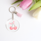 Pink Cherries Keychain Decals (PACK OF 5)