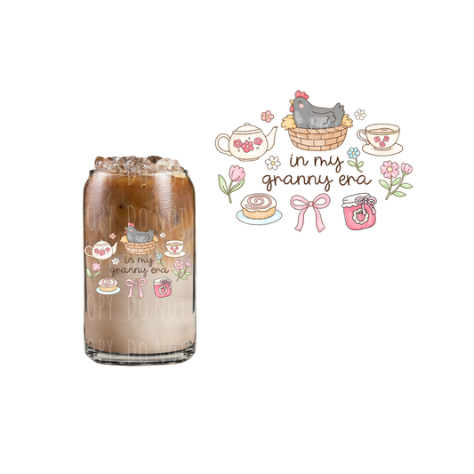 In My Granny Era (DOUBLE SIDED) UVDTF decal