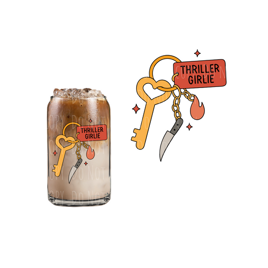 Thriller Girlie (DOUBLE SIDED) UVDTF decal