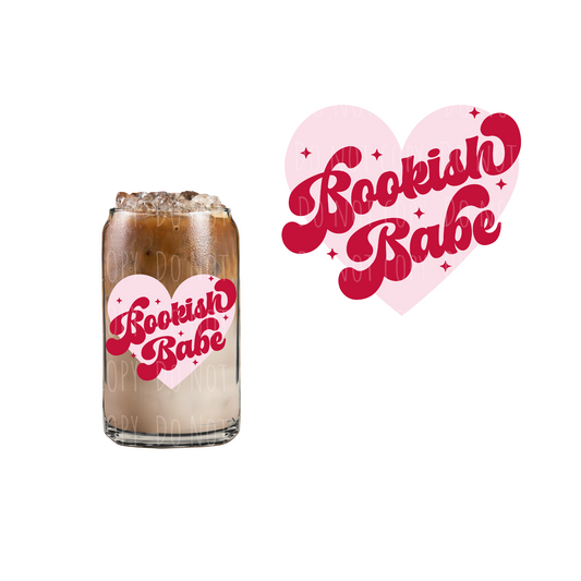 Bookish Babe DOUBLE SIDED) UVDTF decal