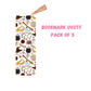 HP Inspired (DOUBLE SIDED) Bookmark UVDTF (pack of 5)