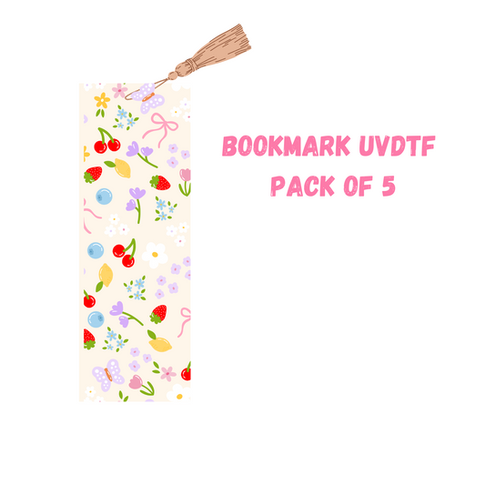 Summer Love (DOUBLE SIDED) Bookmark UVDTF (pack of 5)