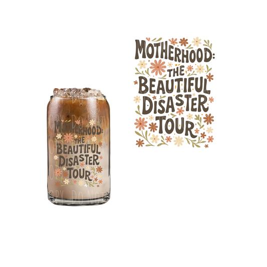 Motherhood The Beautiful Disaster Tour (black) (DOUBLE SIDED) UVDTF decal