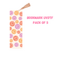 Happy Faces Bookmark UVDTF (pack of 5)