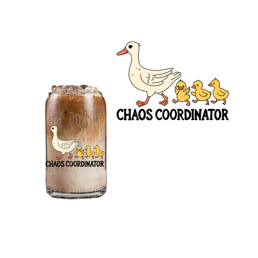 Chaos Coordinator (DOUBLE SIDED) UVDTF decal
