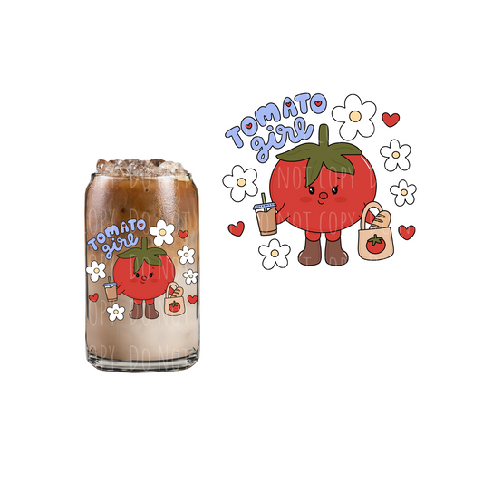 Tomato Girl (DOUBLE SIDED) UVDTF decal