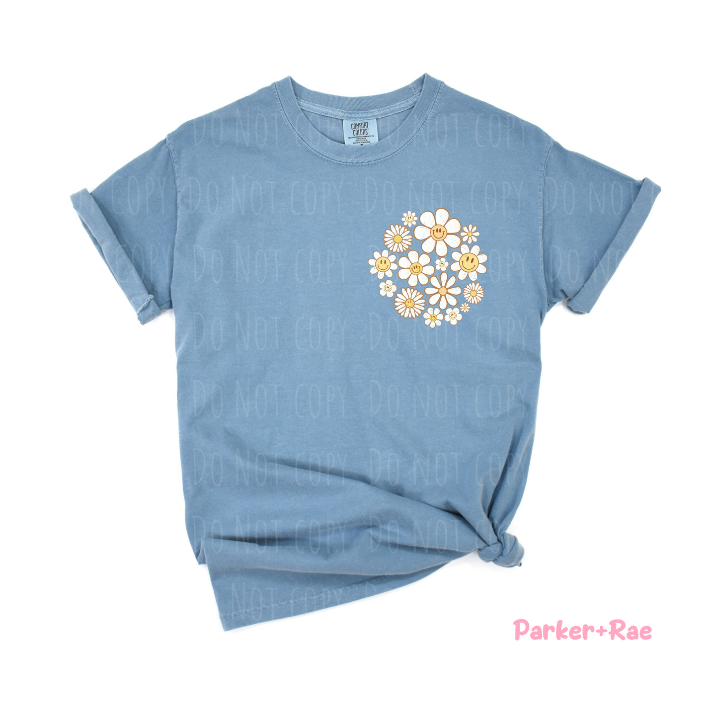 Happy Flowers Pocket Size DTF