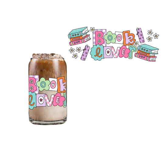 Book Lover (DOUBLE SIDED) UVDTF 16oz cup wrap