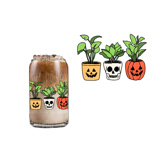 Pumpkin Plants (DOUBLE SIDED) UVDTF decal