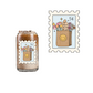 Market Bag Stamp (DOUBLE SIDED) UVDTF decal