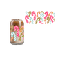 Candy Cane Stripes (DOUBLE SIDED) UVDTF 16oz cup wrap