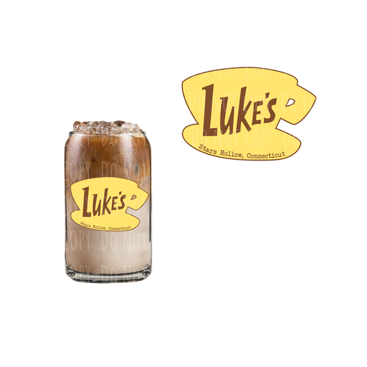 Luke's Mug (DOUBLE SIDED) UVDTF decal