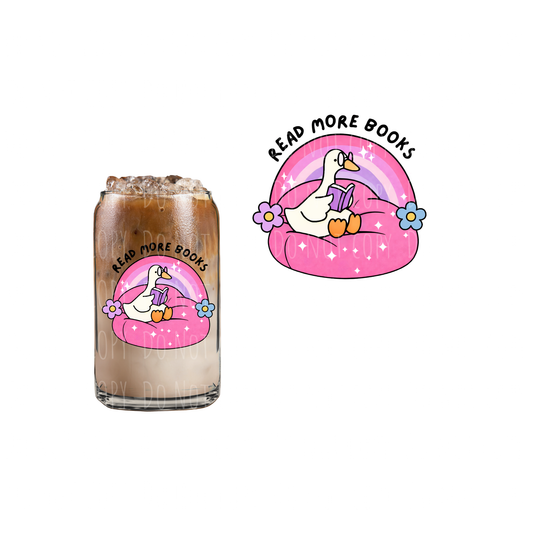 Read More Books (DOUBLE SIDED) UVDTF decal