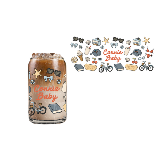 Connie Baby (DOUBLE SIDED) UVDTF 16oz cup wrap