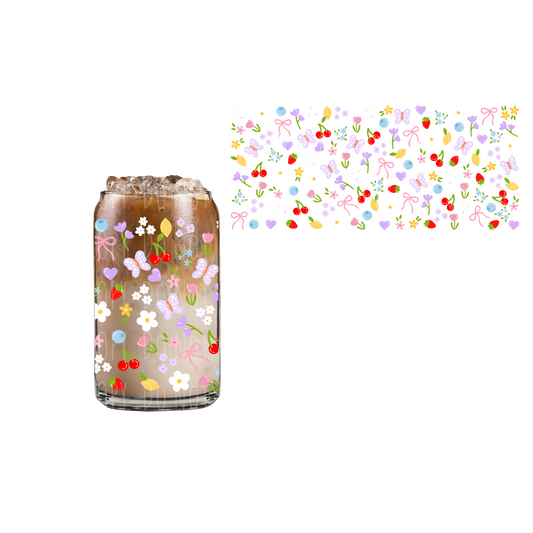 Summer Love (DOUBLE SIDED) UVDTF 16oz cup wrap