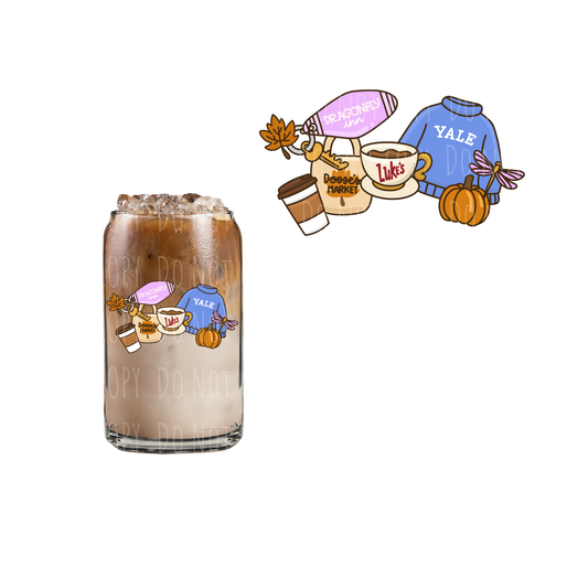 Stars Hollow (DOUBLE SIDED) UVDTF decal
