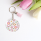 Pink Bows + Florals Keychain Decals (PACK OF 5)