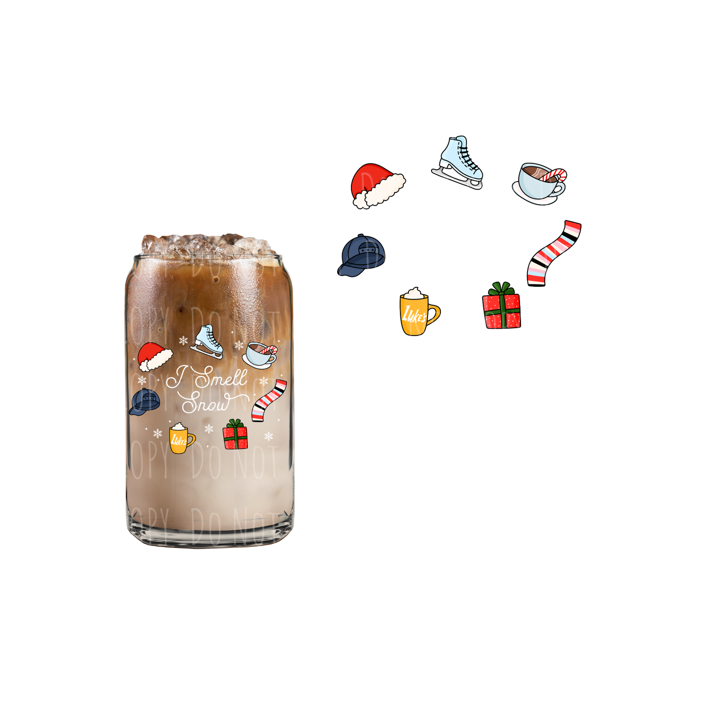I Smell Snow (DOUBLE SIDED) UVDTF decal