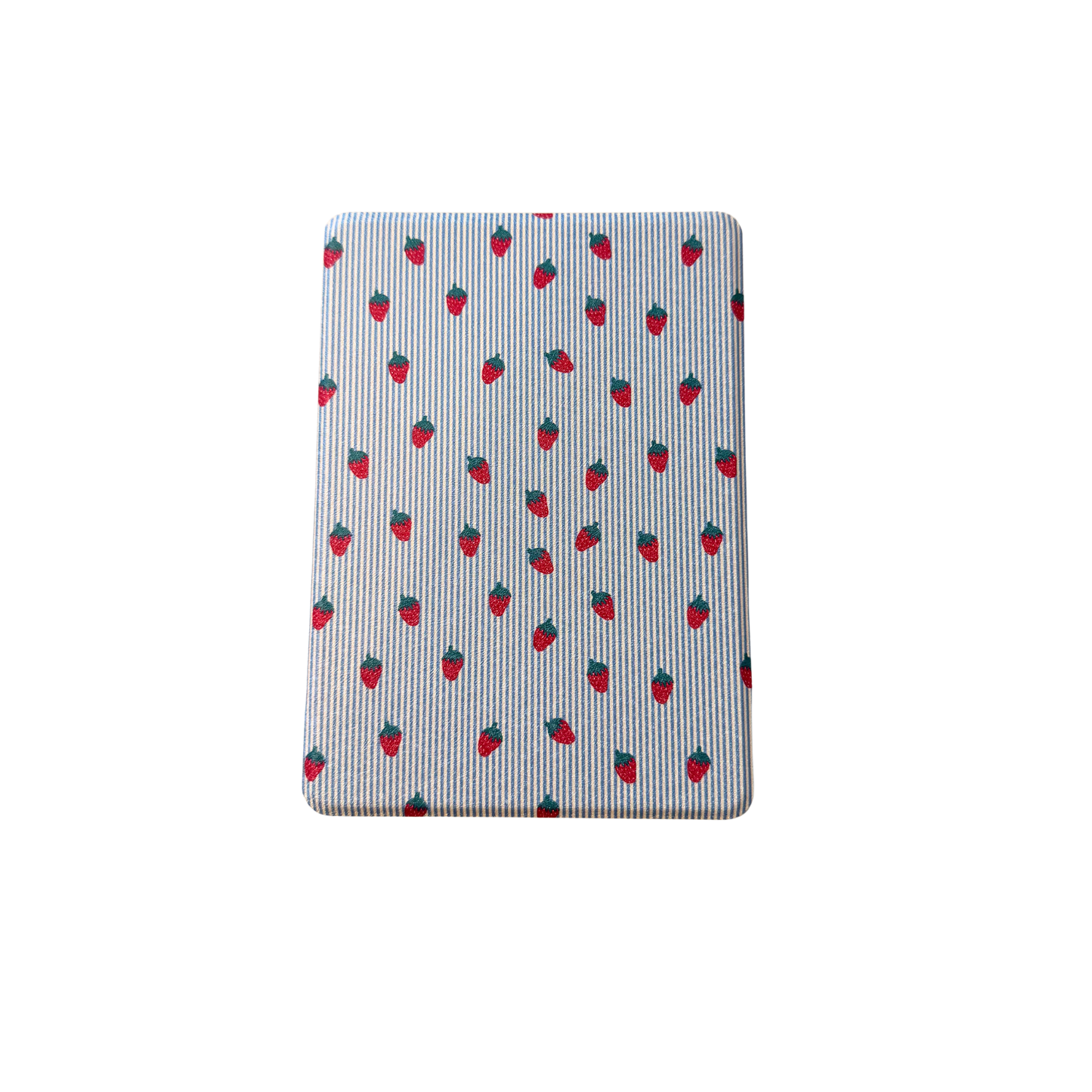 Mini Strawberries + Stripes / Wholesale Clear Back  Kindle Cases- PACK of 3
