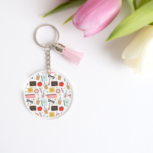 Teacher Life Keychain Decals (PACK OF 5)