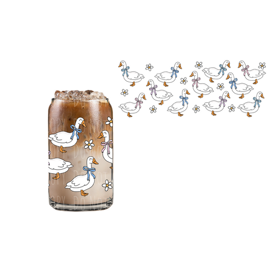 Spring Goose (DOUBLE SIDED) UVDTF 16oz cup wrap