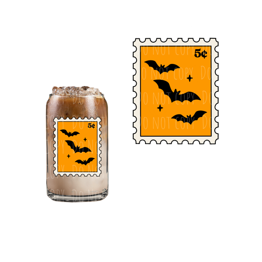 Bats Stamp (DOUBLE SIDED) UVDTF decal