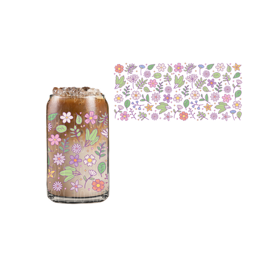 Blooming Garden (DOUBLE SIDED) UVDTF cup wrap