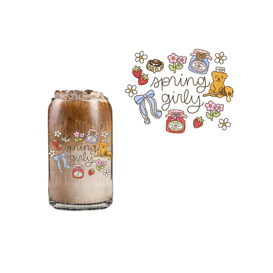 Spring Girly (DOUBLE SIDED) UVDTF decal