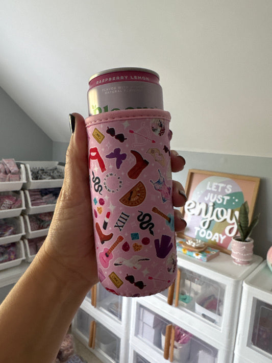 T S Inspired Tall Can Coozies