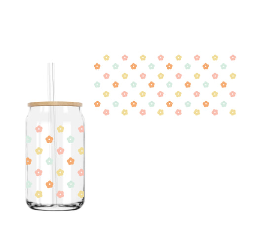 Dainty Daises (DOUBLE SIDED) UVDTF cup wrap