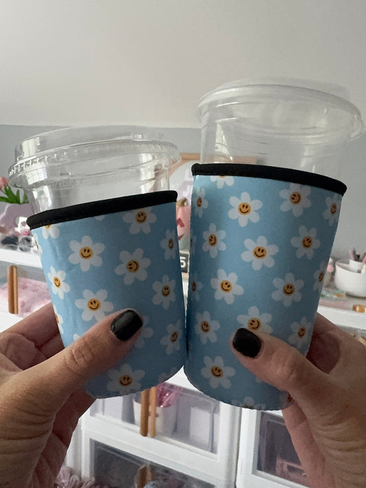Blue Daisy Coffee Coozies