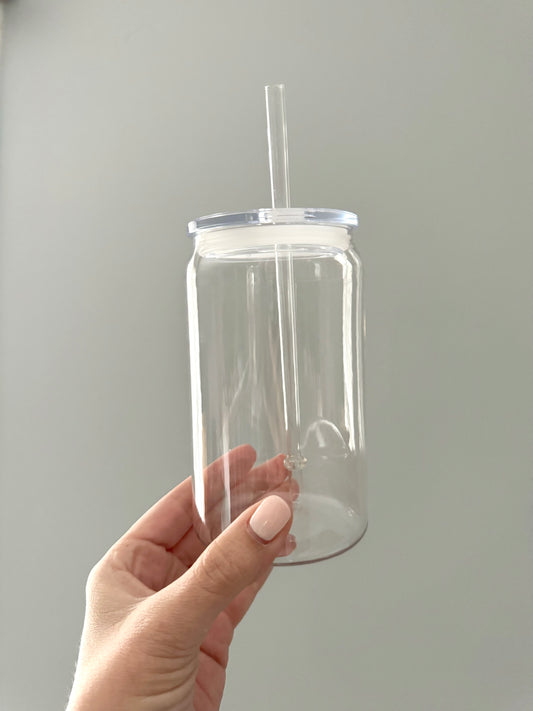 Kid Friendly Acrylic 16oz Cup with Plastic Lid and Straw